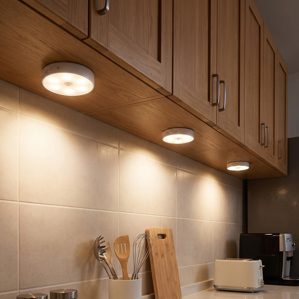 Luminária LED sem Fio Sensor Presença