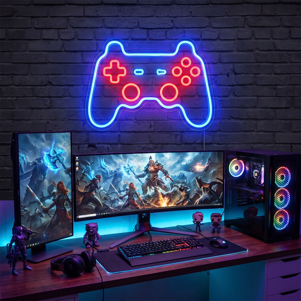 Luminária Decorativa LED Neon Gamer