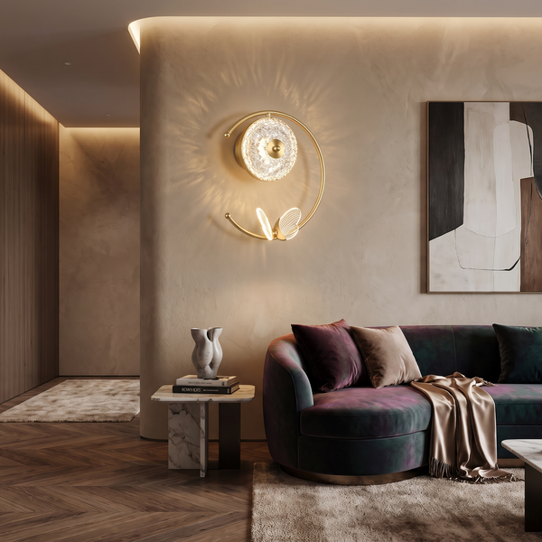 Arandela Decorativa de Luxo Butterfly