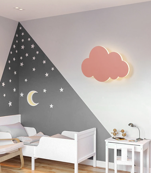 Luminária de Parede Infantil LED Nuvem