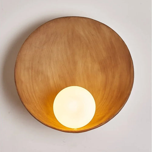 Luminária de Parede Estilo Oriental Shell