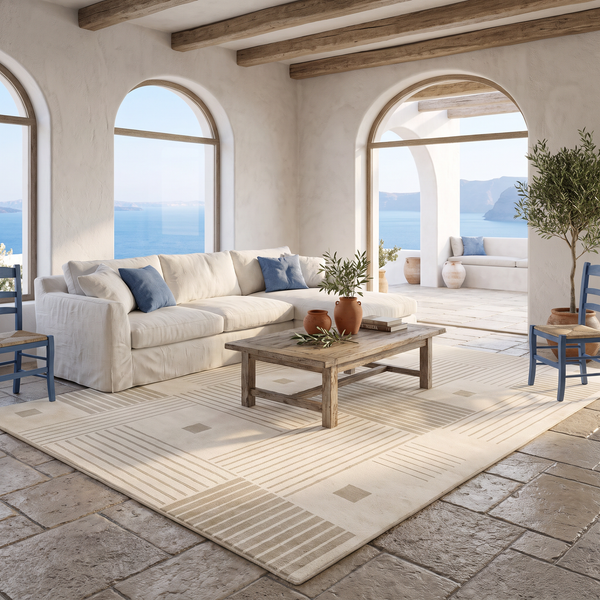 Tapete Retangular Decorativo Coleção Santorini