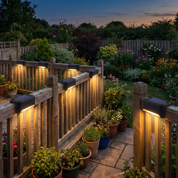 Luminária Solar de LED para Jardim