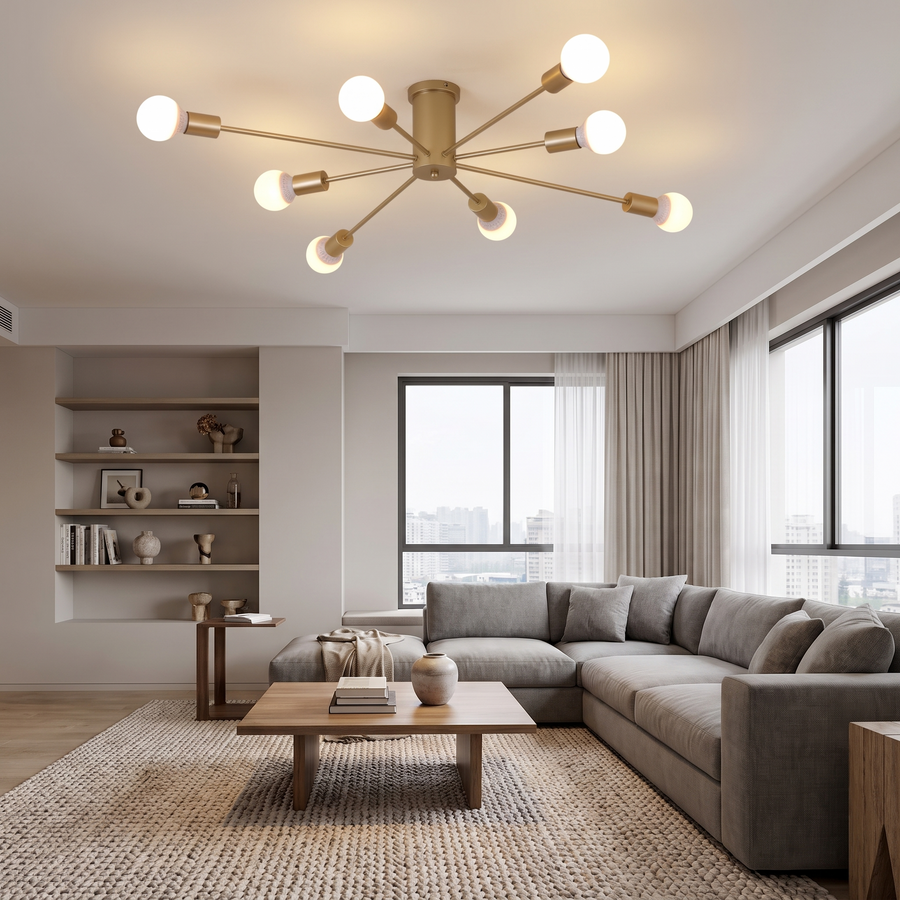 Lustre Moderno Constellation 6 Spots