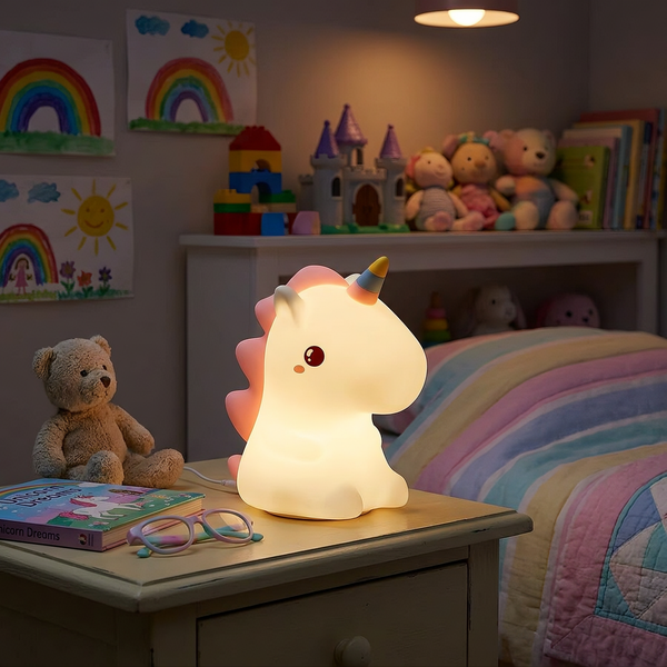 Luminária Infantil LED Unicórnio