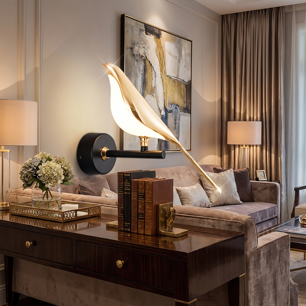 Luminária LED Decorativa Pássaro Lumis